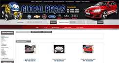 Desktop Screenshot of globalautopecas.com